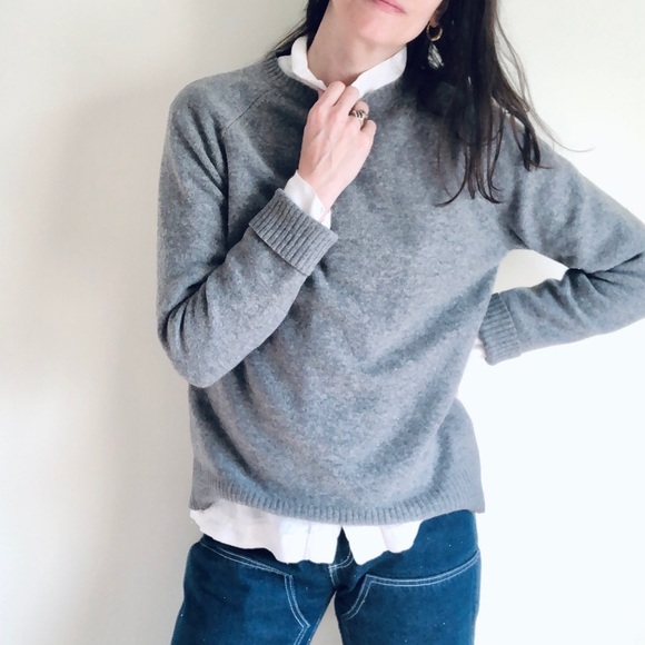 J.Crew Gray Lambswool Sweater - Picture 6 of 14